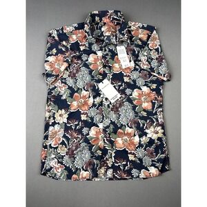 Abercrombie & Fitch Men's XS Don't‎ Sweat It Floral Button Up Short Sleeve Shirt